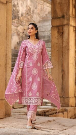 Plus Size Pure Cotton Suit