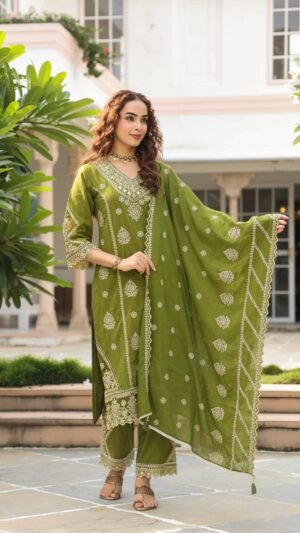 Plus Size Pure Cotton Suit