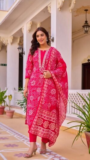 Pure cotton suit