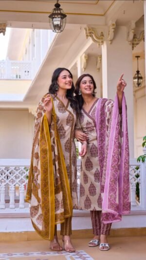 Pure cotton suit